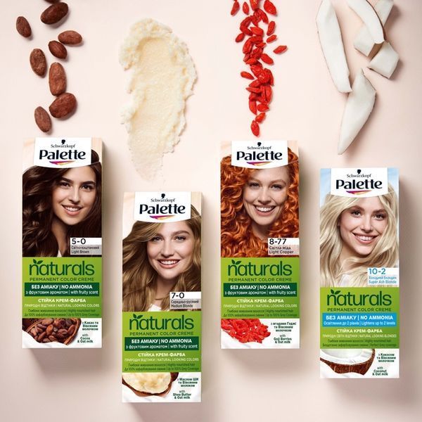 Фарба для волосся Palette Naturals 6-0 Темно-русявий 110 мл для яскравого кольору 00000000549 фото