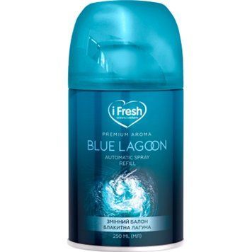 Освіжувач повітря iFresh Premium Aroma Blue Lagoon Змінний балон 250 мл 00000001348 фото