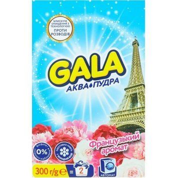 Пральний порошок Gala Аква-Пудра з французьким ароматом 300 г для автоматів 00000004217 фото