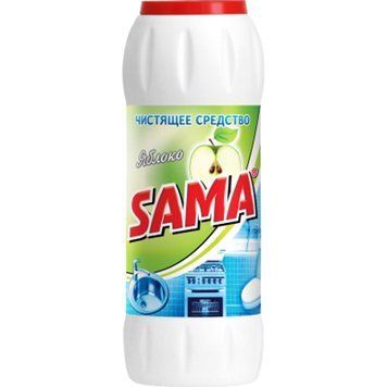 Порошок для чищення кухні Sama Яблуко 500 г для плитки та кахлю 00000004594 фото