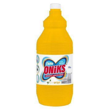 Відбілювач Oniks Цитрус 1.7 л з підкрохмалюючим ефектом для бездоганних білизни 00000003662 фото
