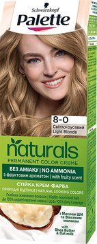 Фарба для волосся Palette Naturals 8-0 Світло-русявий 110 мл для яскравого кольору 00000000553 фото