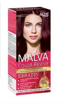 Крем-фарба стійка MALVA Color Revive 034 Дика вишня від ACME 00000000409 фото