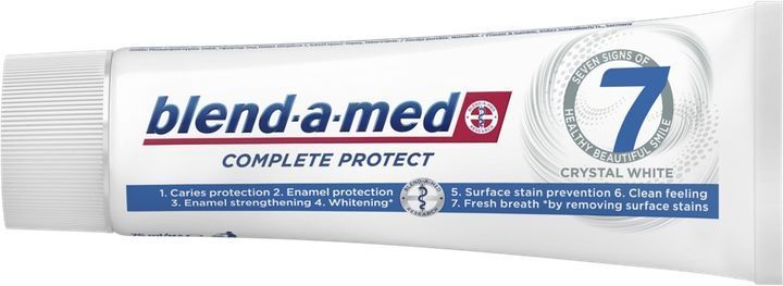 Зубна паста Blend-a-med Complete Protect 7 Кришталева білизна 75 мл для дорослих 00000002118 фото
