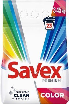 Пральний порошок Savex Premium Color 3.45 кг для автоматичного прання, безфосфатний 00000004272 фото