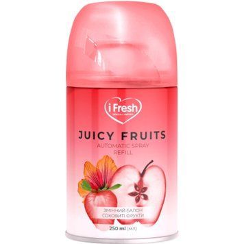 Освіжувач повітря iFresh Juice Fruits Змінний балон 250 мл для свіжості вашого дому 00000001347 фото