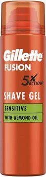 Гель для гоління Gillette Fusion для чутливої шкіри 200 мл для всіх типів шкіри 00000003314 фото