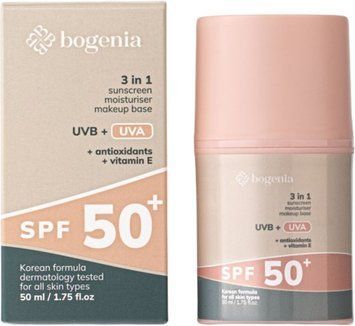 Сонцезахисний крем для обличчя Bogenia SPF 50+ 50 мл для всіх типів шкіри 00000003567 фото