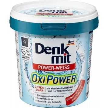 Засіб для видалення плям та відбілювач Denkmit Oxi Power 750 г для білої білизни 00000003699 фото