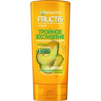 Кондиціонер для волосся Garnier Fructis Потрійне Відновлення 200 мл для пошкодженого волосся 00000000077 фото