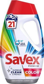 Гель для прання Savex Premium Color 945 мл для яскравих кольорів та чистоти 00000003832 фото