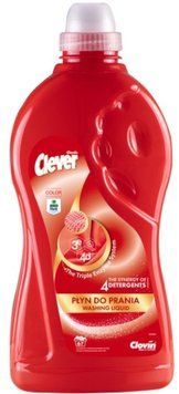 Гель для прання Clever Wool&Silk COLOR 2 л для кольорової білизни безфосфатний 00000003754 фото