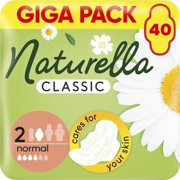 Гігієнічні прокладки Naturella Classic Normal 40 шт з ароматом з крильцями 00000002423 фото