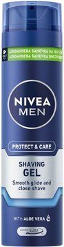 Гель для гоління NIVEA Men захист та догляд 200 мл для нормальної шкіри 00000003326 фото