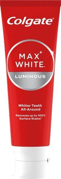 Зубна паста Colgate Max White Luminous 75 мл для вибілювання зубів зі знижкою 00000002130 фото