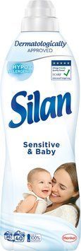 Ополіскувач-кондиціонер для білизни Silan Sensitive & Baby 880 мл для чутливої шкіри 00000004183 фото
